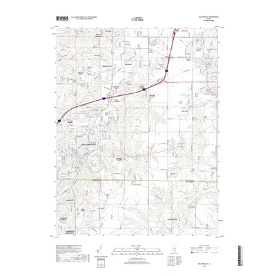 2018 Map of Collinsville, 2018 Print