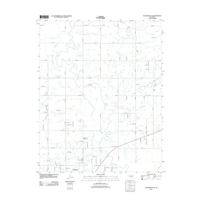 2012 Map of Collinsville NE, 2012 Print