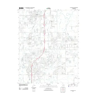 2012 Map of Collinsville, 2012 Print