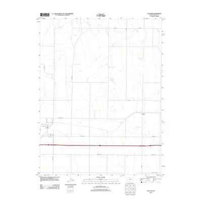 2012 Map of Collyer, 2012 Print