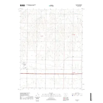 2018 Map of Collyer, 2018 Print