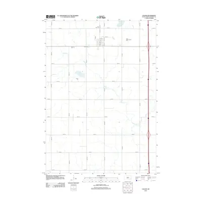 2012 Map of Colman, 2012 Print
