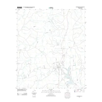 2013 Map of Colmesneil, 2013 Print
