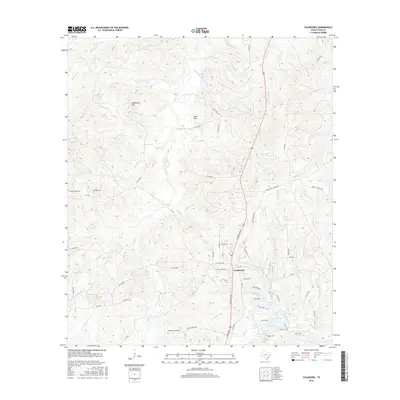 2016 Map of Colmesneil, 2016 Print