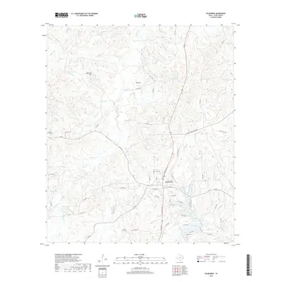 2019 Map of Colmesneil, 2019 Print