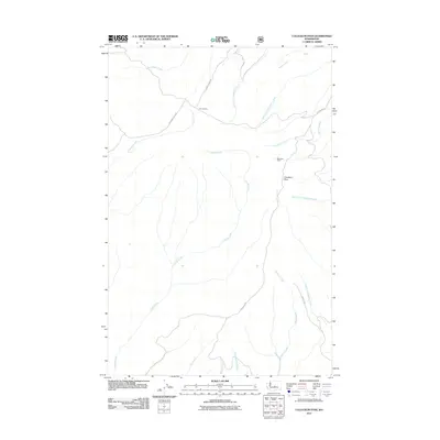 2011 Map of Colockum Pass, 2011 Print
