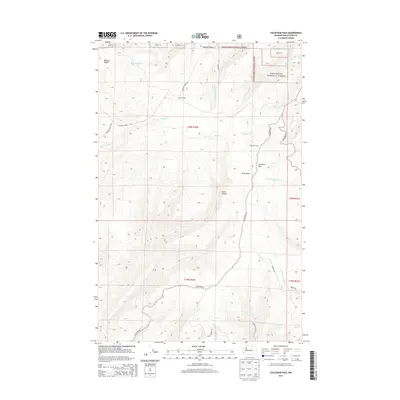2014 Map of Colockum Pass, 2014 Print