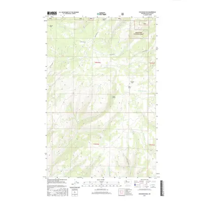 2017 Map of Colockum Pass, 2017 Print