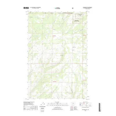2020 Map of Colockum Pass, 2020 Print