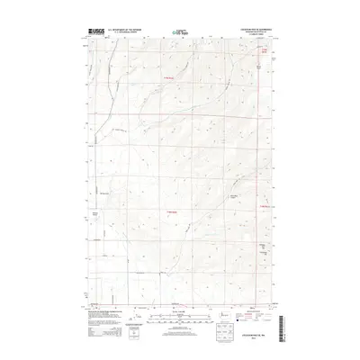 2014 Map of Colockum Pass SE, 2014 Print