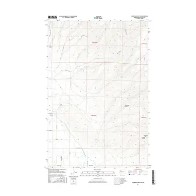 2017 Map of Colockum Pass SE, 2017 Print