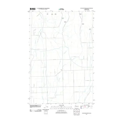 2011 Map of Colockum Pass SW, 2011 Print