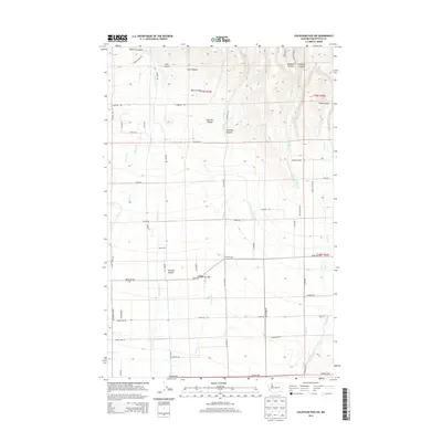2014 Map of Colockum Pass SW, 2014 Print