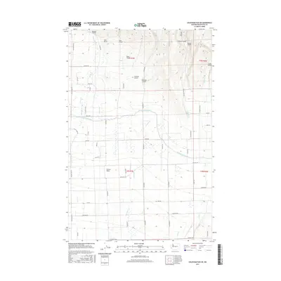 2017 Map of Colockum Pass SW, 2017 Print
