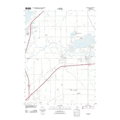 2011 Map of Coloma, 2011 Print