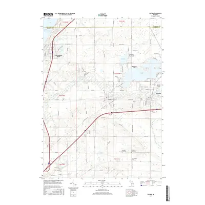 2017 Map of Coloma, 2017 Print