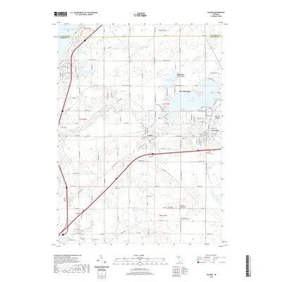 2019 Map of Coloma, 2019 Print