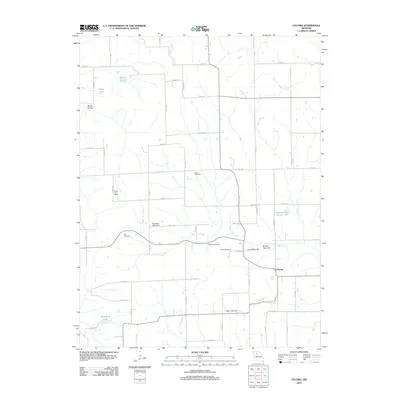 2012 Map of Coloma, 2012 Print