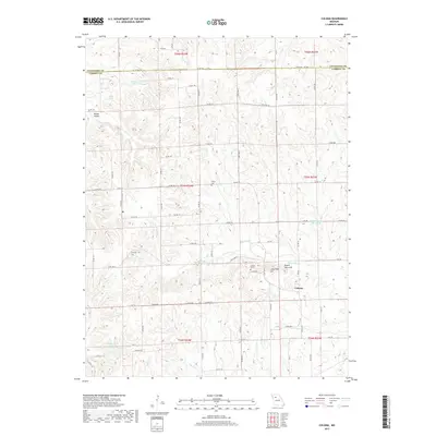 2017 Map of Coloma, 2017 Print