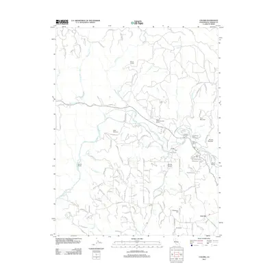 2012 Map of Coloma, 2012 Print