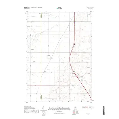 2018 Map of Coloma, 2018 Print
