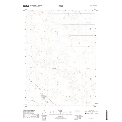 2017 Map of Colome, 2017 Print