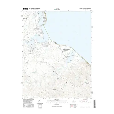 2016 Map of Colonial Beach South, 2016 Print