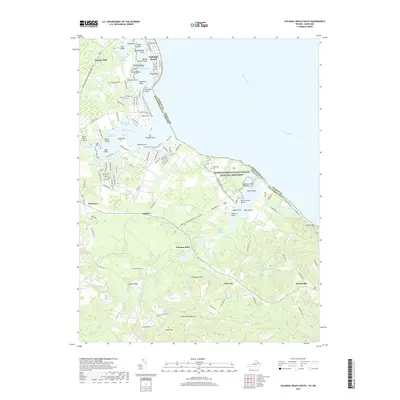 2019 Map of Colonial Beach South, 2019 Print