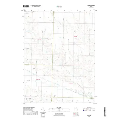 2017 Map of Colony, 2017 Print
