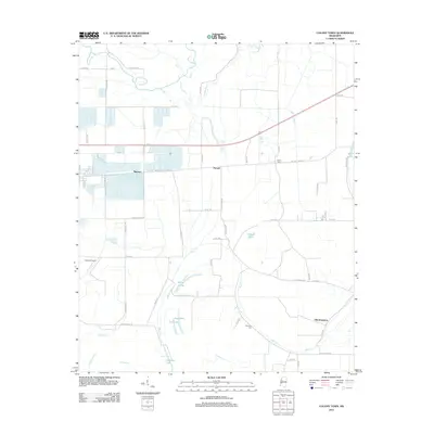 2012 Map of Colony Town, 2012 Print