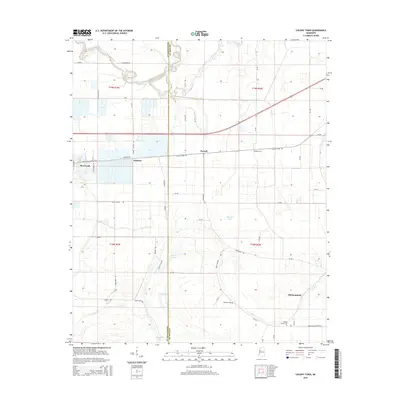 2015 Map of Colony Town, 2015 Print