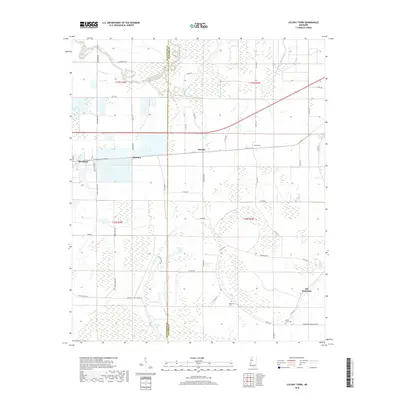 2018 Map of Colony Town, 2018 Print