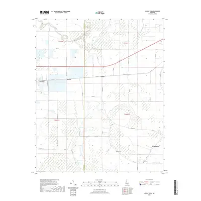 2020 Map of Colony Town, 2020 Print