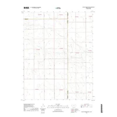 2018 Map of Colony Township West, 2018 Print
