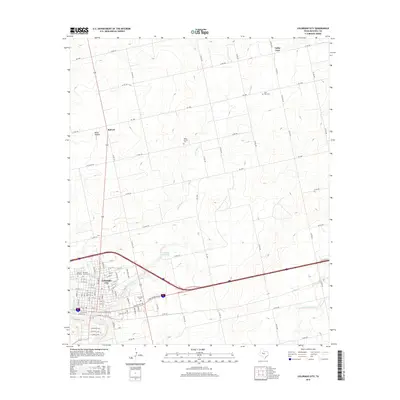 2016 Map of Colorado City, 2016 Print