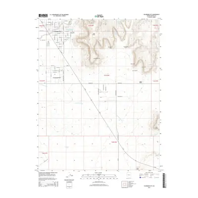 2014 Map of Colorado City, 2014 Print