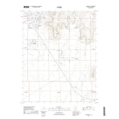 2018 Map of Colorado City, 2018 Print