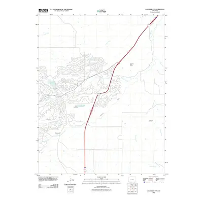 2010 Map of Colorado City, 2010 Print