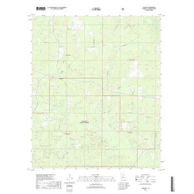 2018 Map of Colquitt, 2018 Print