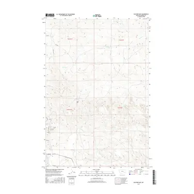 2017 Map of Colstrip East, 2017 Print
