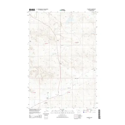 2014 Map of Colstrip SE, 2014 Print