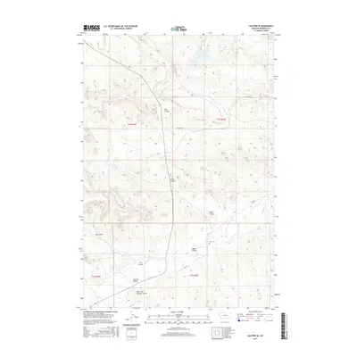 2017 Map of Colstrip SE, 2017 Print