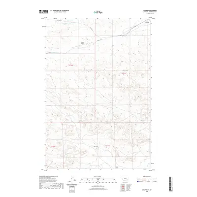 2020 Map of Colstrip SW, 2020 Print