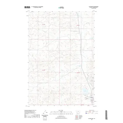 2020 Map of Colstrip West, 2020 Print