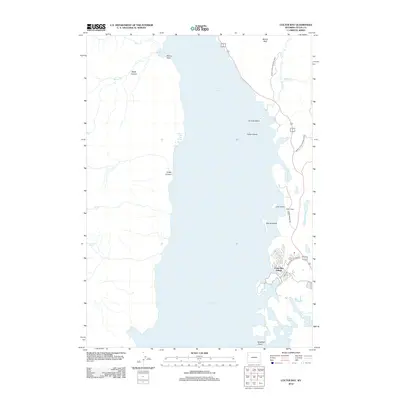2012 Map of Colter Bay, 2012 Print