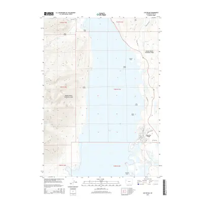 2015 Map of Colter Bay, 2015 Print