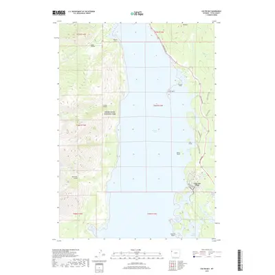 2018 Map of Colter Bay, 2018 Print