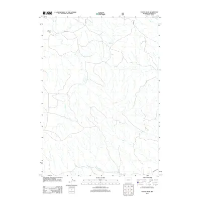 2012 Map of Colter Draw, 2012 Print