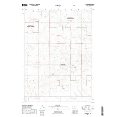 2017 Map of Colter Draw, 2017 Print