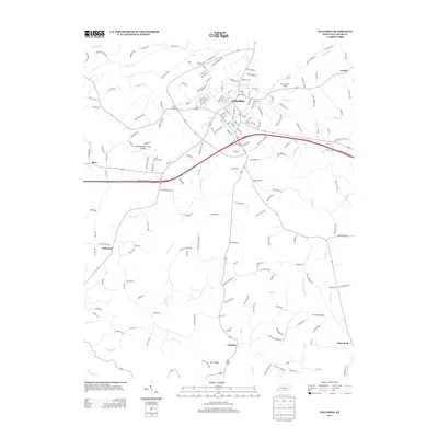 2013 Map of Columbia, 2013 Print